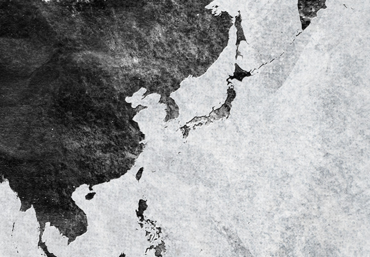 Large canvas print White and Black Map II [Large Format] 150821 additionalImage 4