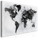 Large canvas print White and Black Map II [Large Format] 150821 additionalThumb 2