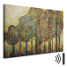 Canvas Art Print Mosaic Forest - An Abstraction With a Forest Motif Generated by AI 151121 additionalThumb 8