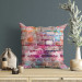 Decorative Microfiber Pillow Paints on the Wall - A Colorful Composition With a Brick Wall 151321 additionalThumb 4