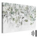 Canvas Print Watercolor Nature - Green Leaves, Flowers and Fruits on a White Background 151421 additionalThumb 8