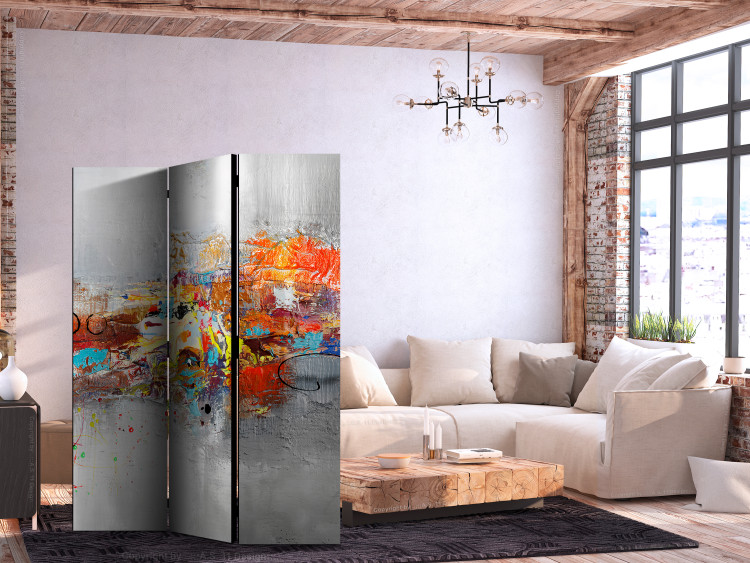 Room Divider Screen Dominanta - Colorful Abstraction [Room Dividers] 151721 additionalImage 4