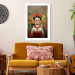 Wall Poster Cartoon Frida - Portrait of a Woman With Two Cats on Her Shoulders 152221 additionalThumb 12