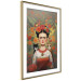 Wall Poster Cartoon Frida - Portrait of a Woman With Two Cats on Her Shoulders 152221 additionalThumb 8