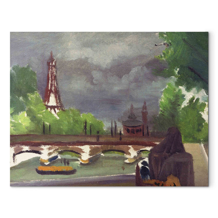 Reproduction Painting Esquisse, vue de la Tour Eiffel et du Trocadéro 155921