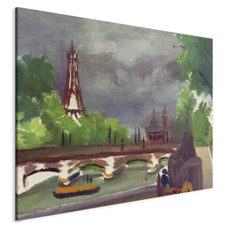 Reproduction Painting Esquisse, vue de la Tour Eiffel et du Trocadéro 155921 additionalImage 2