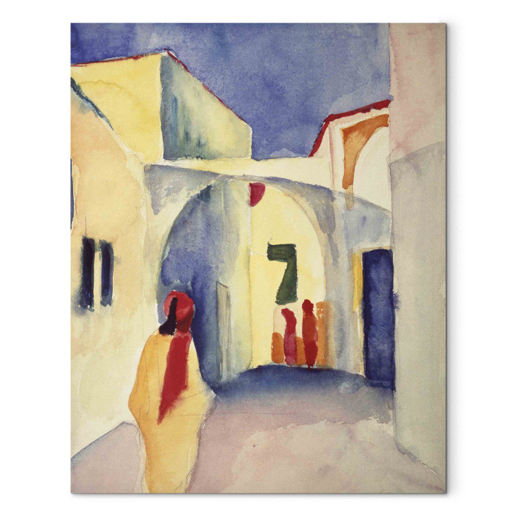 Art Reproduction Blick in eine Gasse in Tunis 158521