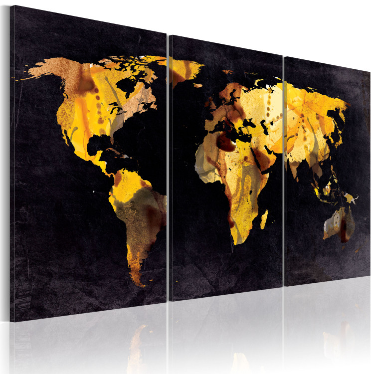 Canvas Print The World map - quicksands 55621 additionalImage 2