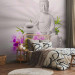 Photo Wallpaper Buddha and pink orchids 61421 additionalThumb 2