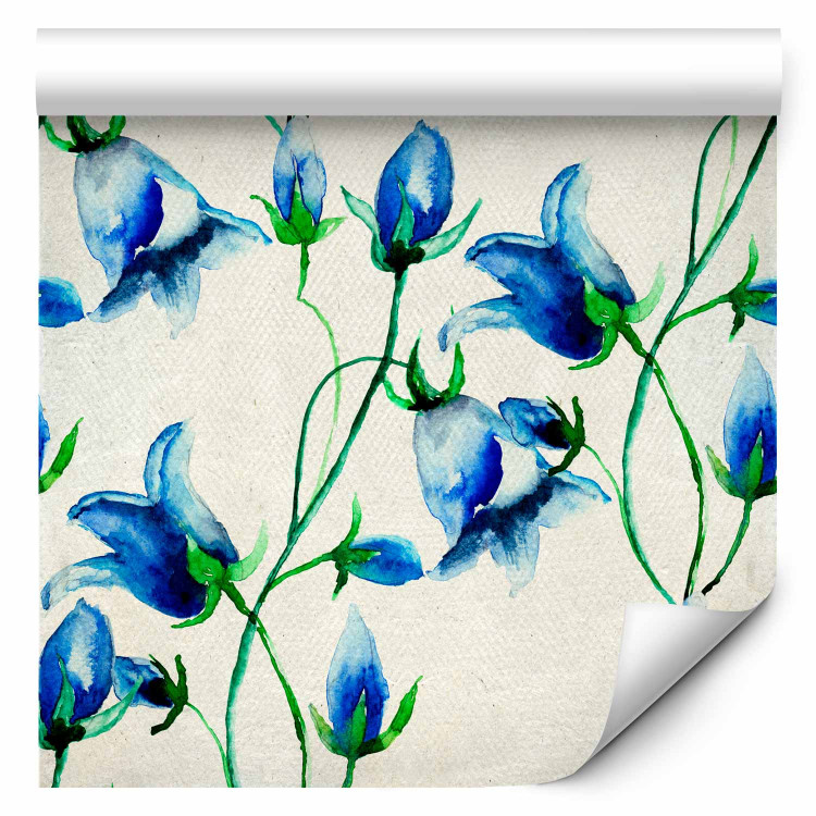 Modern Wallpaper Blue Bell Flowers 92021 additionalImage 1
