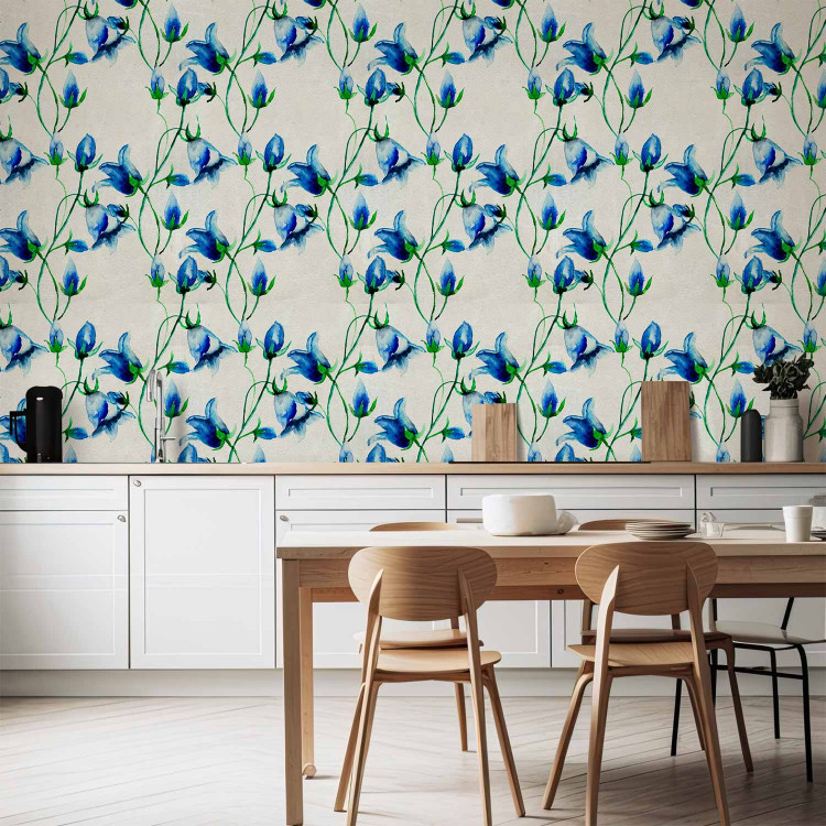 Modern Wallpaper Blue Bell Flowers 92021 additionalImage 8