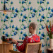Modern Wallpaper Blue Bell Flowers 92021 additionalThumb 5