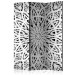 Room Divider White Mandala - white oriental mandala with geometric figures 97921