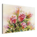 Canvas Wonderful Roses - Colorful Bouquet of Flowers in Hand-painted Motif 98021 additionalThumb 2