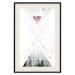 Wall Poster Geometric Abstraction - modern composition with golden triangles 114431 additionalThumb 18