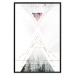 Wall Poster Geometric Abstraction - modern composition with golden triangles 114431 additionalThumb 24