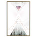 Wall Poster Geometric Abstraction - modern composition with golden triangles 114431 additionalThumb 20