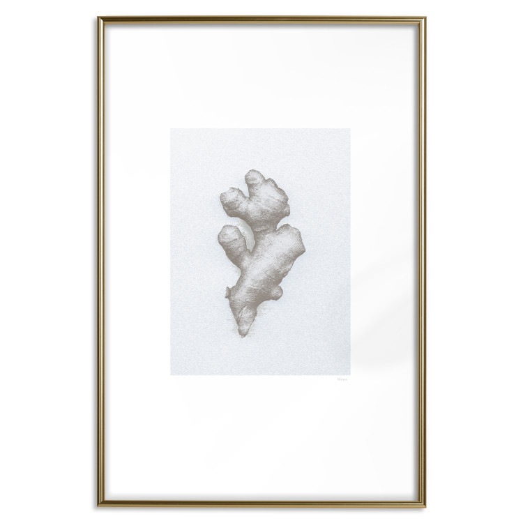 Wall Poster Ginger - minimalist composition with the warming root of nature 117531 additionalImage 15