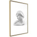 Wall Poster Michelangelo - simple composition on a white background with a sculpture of a male face 119131 additionalThumb 6