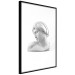Wall Poster Michelangelo - simple composition on a white background with a sculpture of a male face 119131 additionalThumb 11