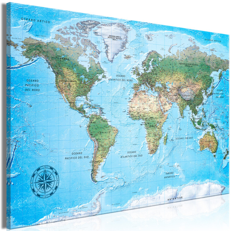 Canvas Traditional Cartography (1 Part) Italian Text 122331 additionalImage 2