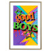 Poster Good Boys - artistic English text in a colorful pop art motif 122731 additionalThumb 16
