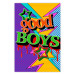 Poster Good Boys - artistic English text in a colorful pop art motif 122731