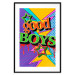 Poster Good Boys - artistic English text in a colorful pop art motif 122731 additionalThumb 17