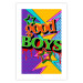 Poster Good Boys - artistic English text in a colorful pop art motif 122731 additionalThumb 25