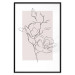 Poster Creamy Magnolia - abstract line art of magnolia flower on light background 127831 additionalThumb 25