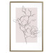 Poster Creamy Magnolia - abstract line art of magnolia flower on light background 127831 additionalThumb 14