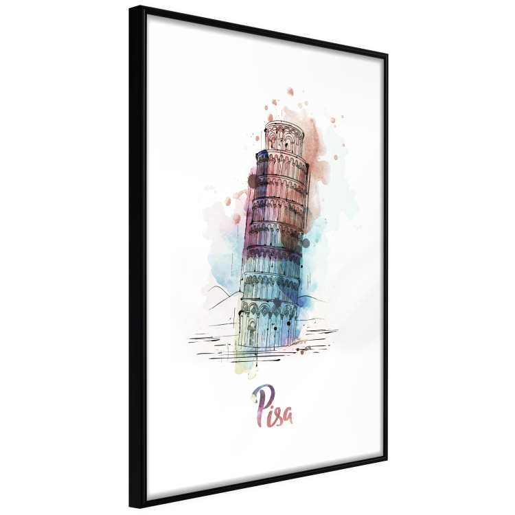 Wall Poster Colorful Memory - colorful architecture of Italy and English text 129431 additionalImage 6