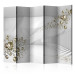 Room Divider Screen Diamond Corridor II (5-piece) - illusion with geometric figures 133031