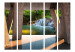 Room Divider Landscape of Modernity II (5-piece) - architecture and waterfall 133131 additionalThumb 3