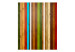 Room Separator Wooden Rainbow (3-piece) - composition with colorful stripes on planks 133431 additionalThumb 3