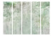 Room Divider Screen Forest Solace II (5-piece) - delicate landscape of green trees 136031 additionalThumb 3