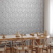 Wall Mural Connected cubes - gray abstraction with geometric figures 136331 additionalThumb 7