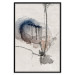 Wall Poster Watercolor Stained Glass - artistic abstraction in brown and beige colors 137531 additionalThumb 3