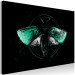 Canvas Art Print Night Moth (1-piece) Wide - third variant - green wings 142531 additionalThumb 2