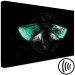 Canvas Art Print Night Moth (1-piece) Wide - third variant - green wings 142531 additionalThumb 6