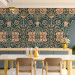 Wall Mural Symmetry with flowers - eclectic mosaic with nature motif in ornaments 142831 additionalThumb 6