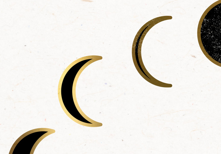 Canvas Moon Phases - Graphic Representation of the Celestial Body’s Journey 146031 additionalImage 5