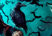 Poster Viking in Comic Style - A Warrior With a Raven on a Dark Background 148831 additionalThumb 15