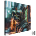 Canvas AI Dog Chihuahua - Cyberpunk Style Animal Fantasy Portrait - Square 150131 additionalThumb 8