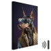 Canvas AI Doberman Dog - Animal Fantasy Portrait With Stylish Glasses - Vertical 150231 additionalThumb 8