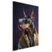 Canvas AI Doberman Dog - Animal Fantasy Portrait With Stylish Glasses - Vertical 150231 additionalThumb 2