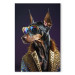 Canvas AI Doberman Dog - Animal Fantasy Portrait With Stylish Glasses - Vertical 150231 additionalThumb 7