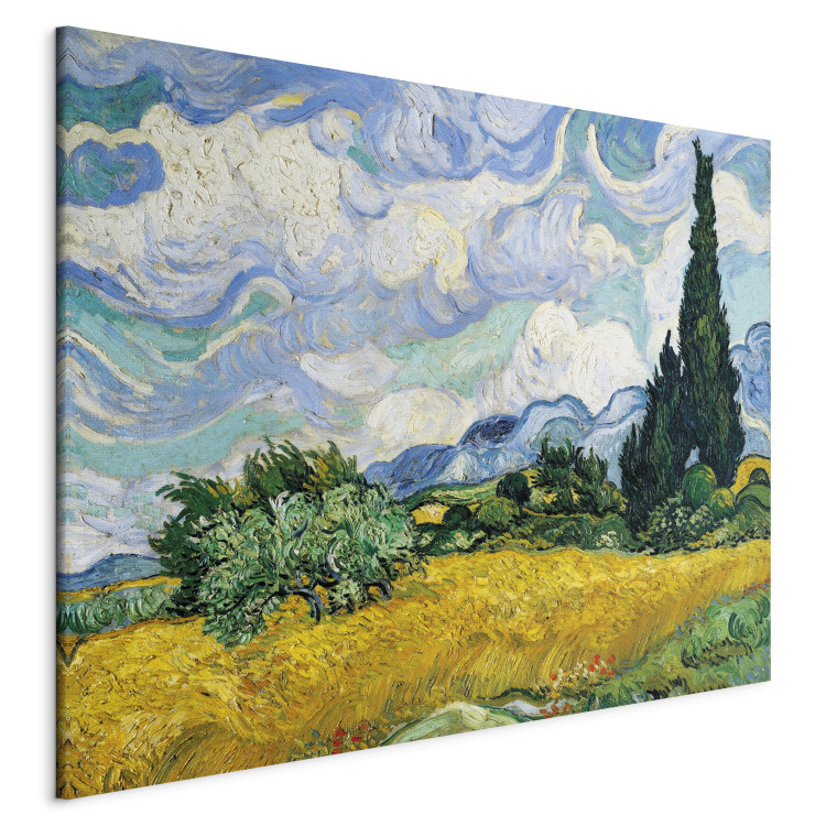 Reproduction Painting Wheat Field With Cypresses 150431 additionalImage 2