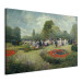 Canvas Print Meeting in the Garden - An Ai-Generated Landscape in the Style of Monet 151031 additionalThumb 2