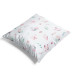 Decorative Velor Pillow Colorful Butterflies - A Delicate Composition With Insects on a White Background 151331 additionalThumb 3